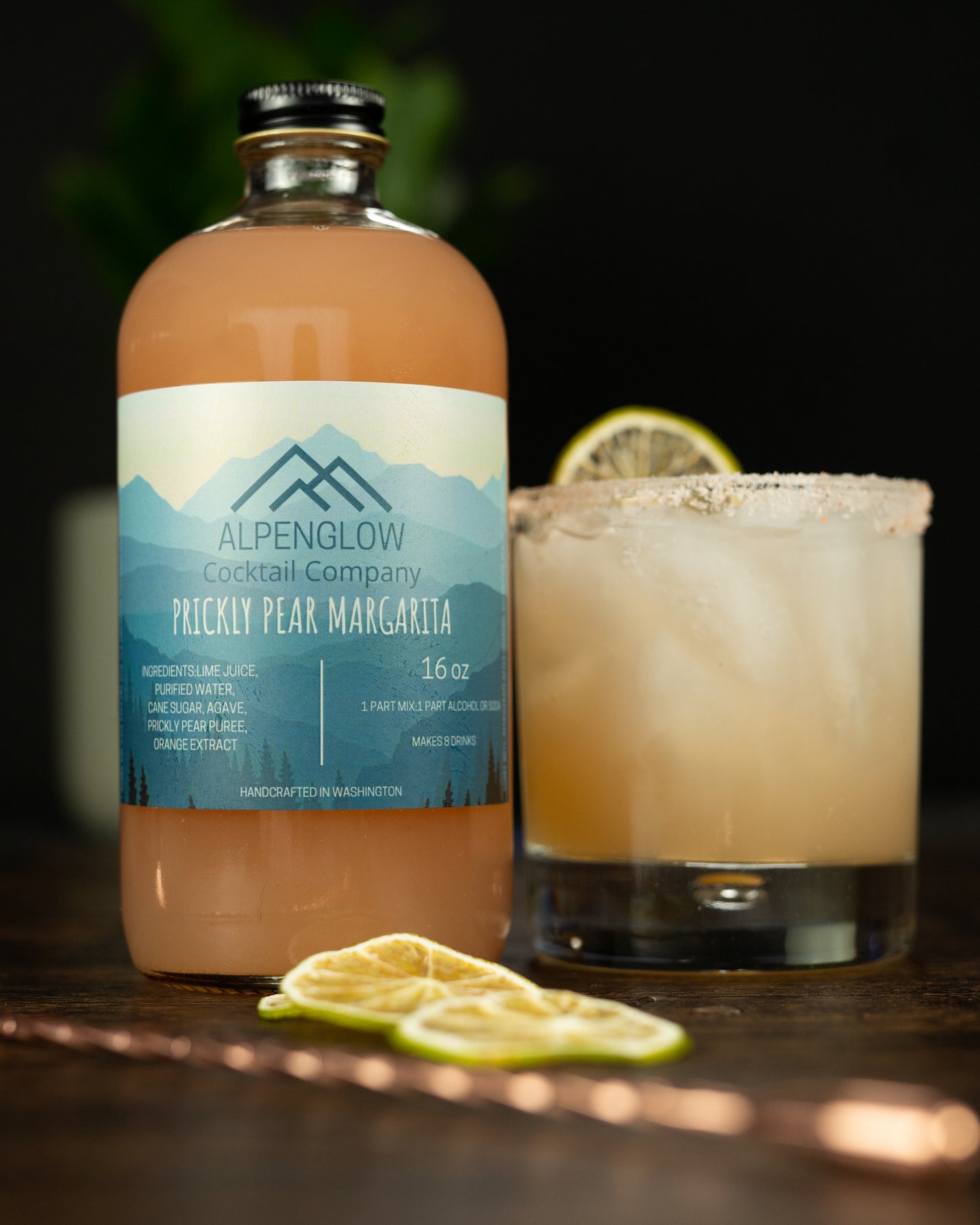 Prickly Pear Margarita Mixer 16 oz.