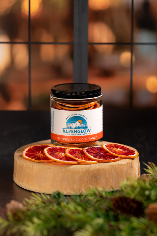 Dehydrated Blood Orange Garnish