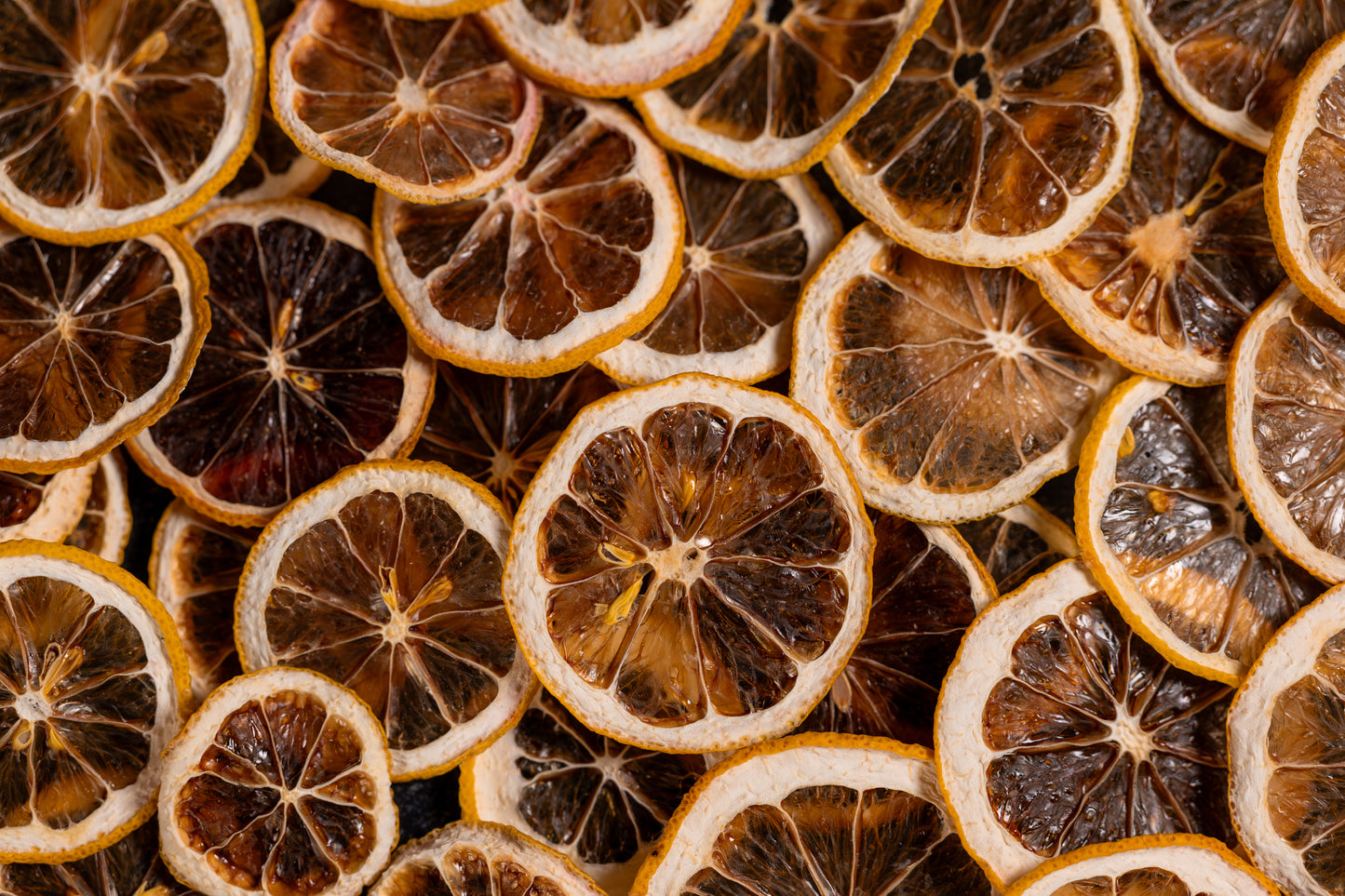 Dehydrated Lemon Garnish